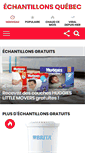 Mobile Screenshot of echantillonsquebec.com